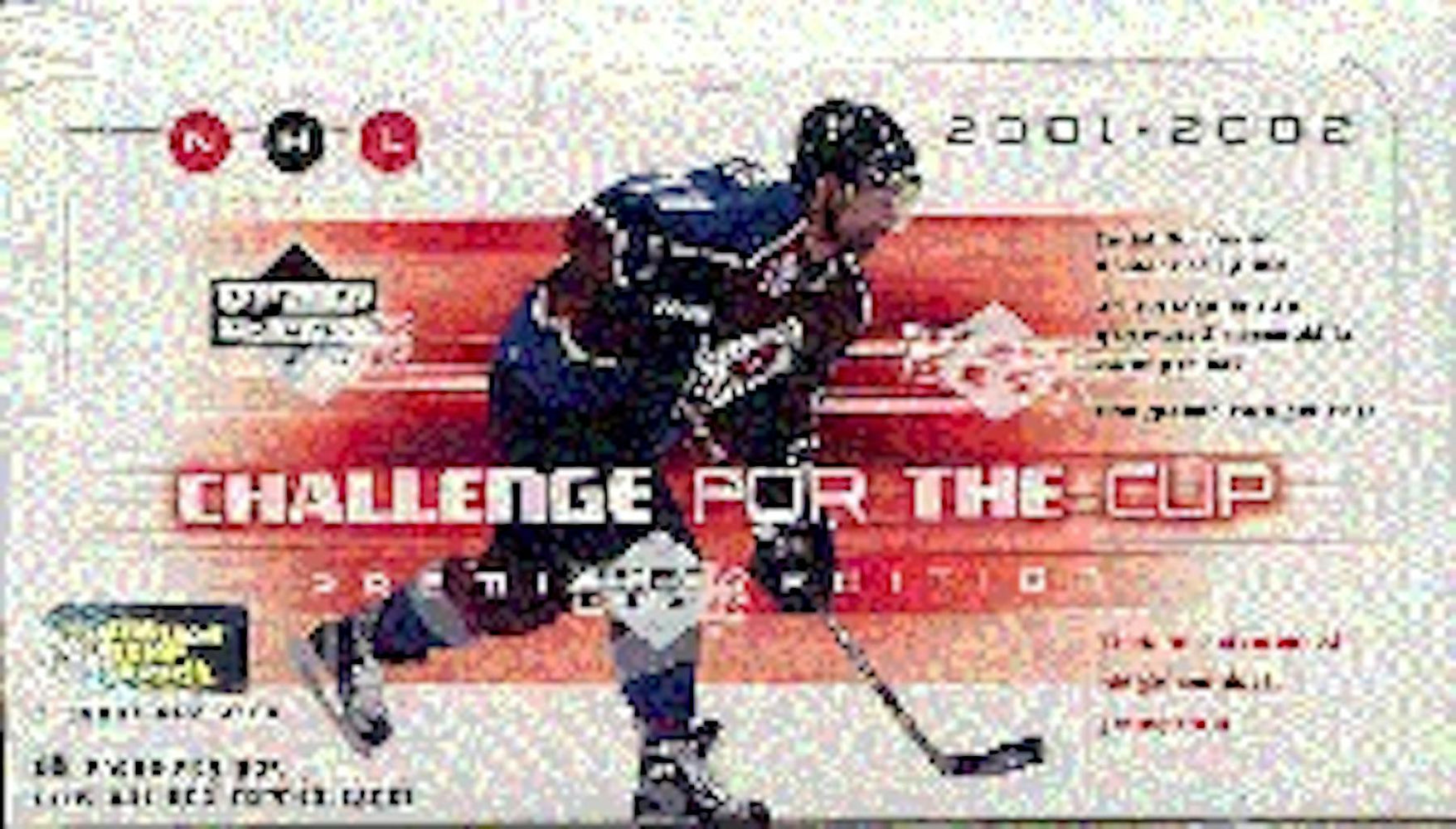 2001/02 Upper Deck Challenge For The Cup NHL Hockey Hobby Box - Pastime Sports & Games