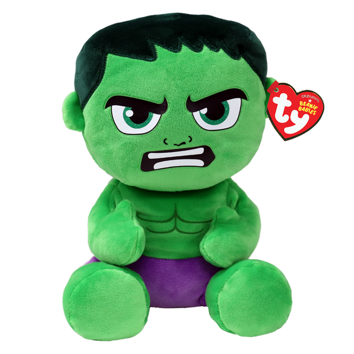 Ty Beanie Babies Floppy Marvel Hulk