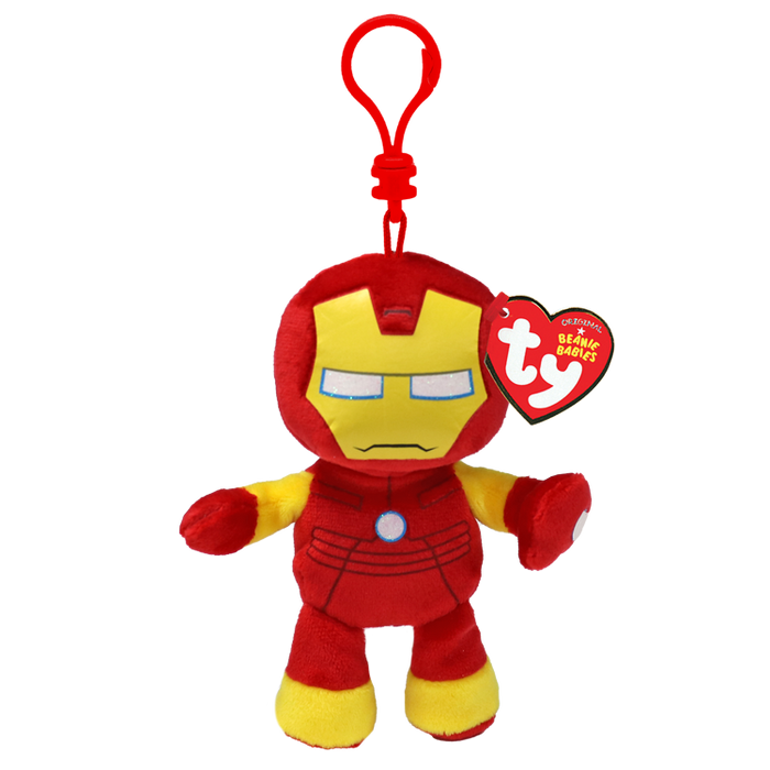 Ty Beanie Babies Floppy Marvel Iron Man