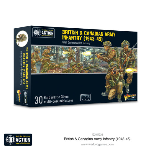 Bolt Action British & Canadian Army Infantry (1943-45) - Pastime Sports & Games