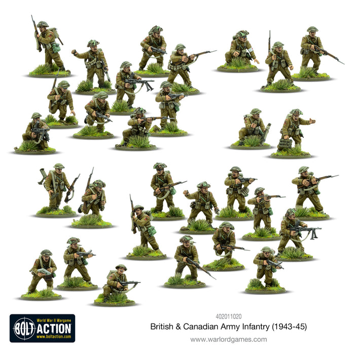 Bolt Action British & Canadian Army Infantry (1943-45) - Pastime Sports & Games