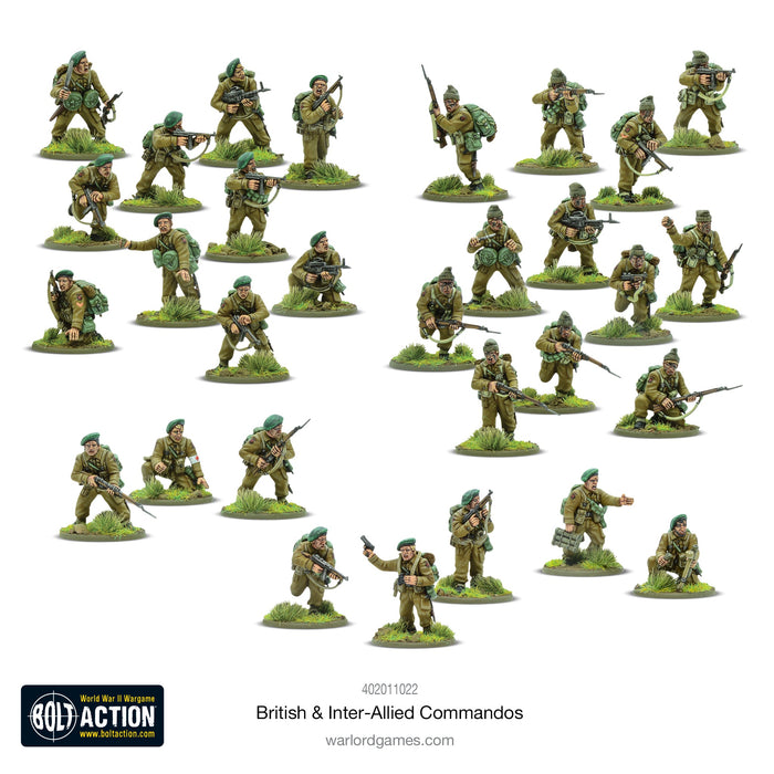 Bolt Action British & Inter-Allied Commandos - Pastime Sports & Games