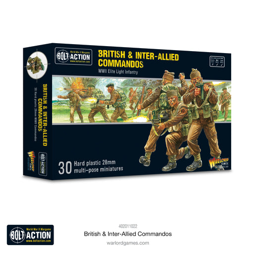 Bolt Action British & Inter-Allied Commandos - Pastime Sports & Games