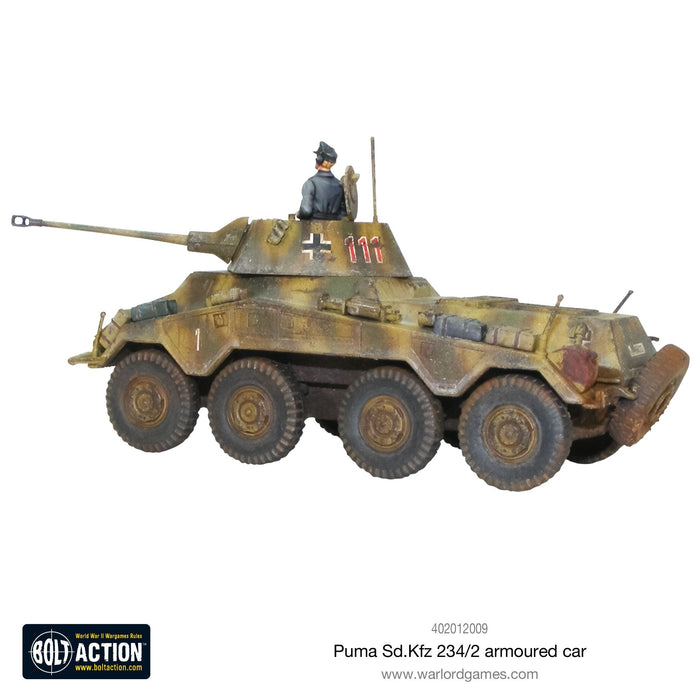 Bolt Action Puma, SD.KFZ 234/2 Armoured Tank - Pastime Sports & Games