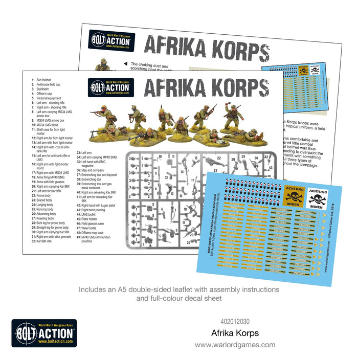 Bolt Action Afrika Korps - Pastime Sports & Games