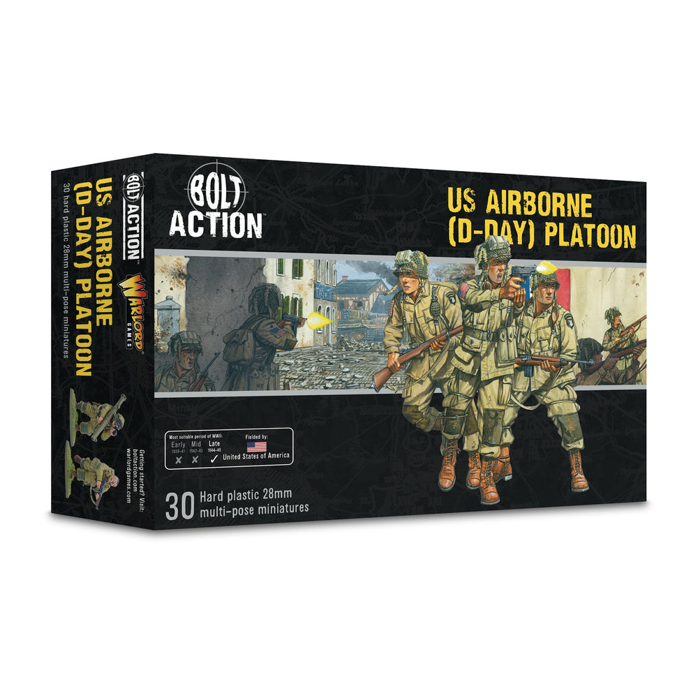 Bolt Action US Airborne (D-Day) Platoon - Pastime Sports & Games