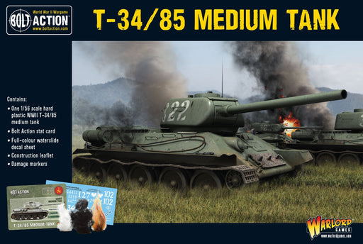 Bolt Action T-34/85 Medium Tank - Pastime Sports & Games