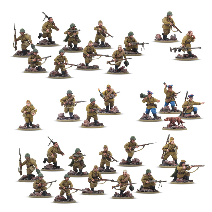 Bolt Action Soviet Army Infantry Platoon - Pastime Sports & Games