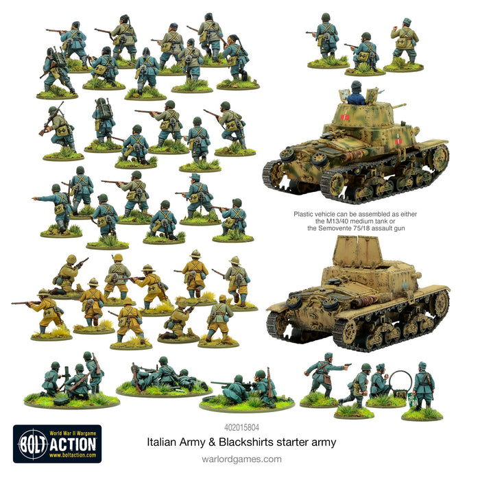 Bolt Action Starter Army Italian Army & Blackshirts