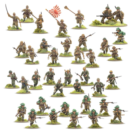 Bolt Action 3rd Edition Japanese Army Infantry Platoon - Pastime Sports & Games