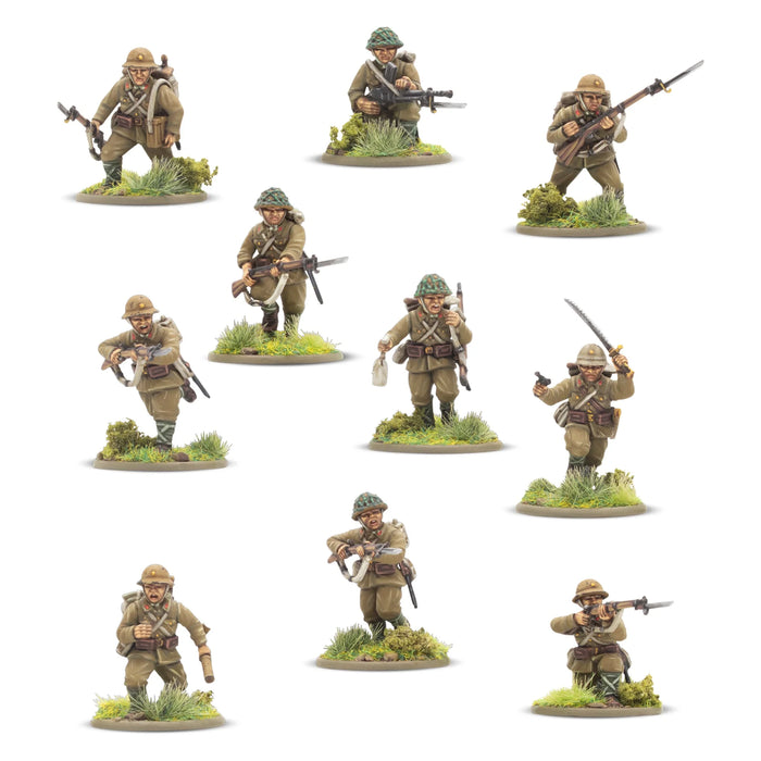 Bolt Action 3rd Edition Japanese Army Infantry Platoon - Pastime Sports & Games