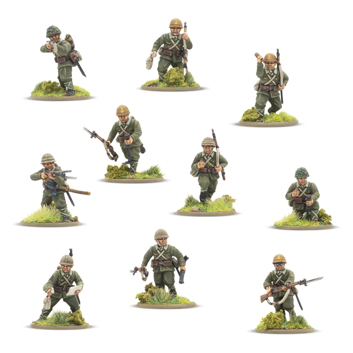 Bolt Action 3rd Edition Japanese Army Infantry Platoon - Pastime Sports & Games