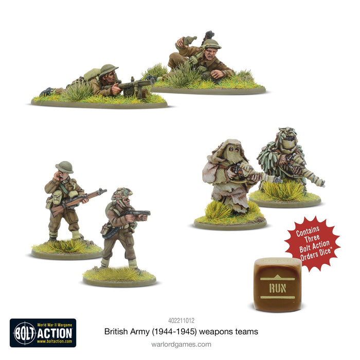 Bolt Action British Army Weapons Teams (1944-45)