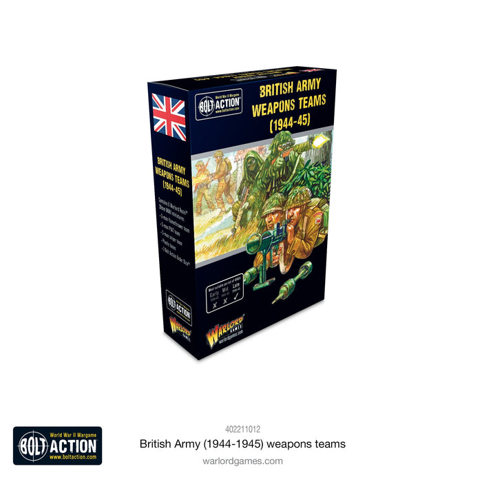 Bolt Action British Army Weapons Teams (1944-45)