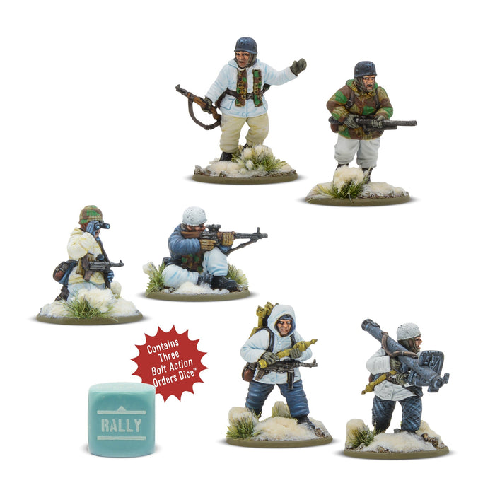 Bolt Action Fallschirmjager (winter) Heavy Weapons Teams