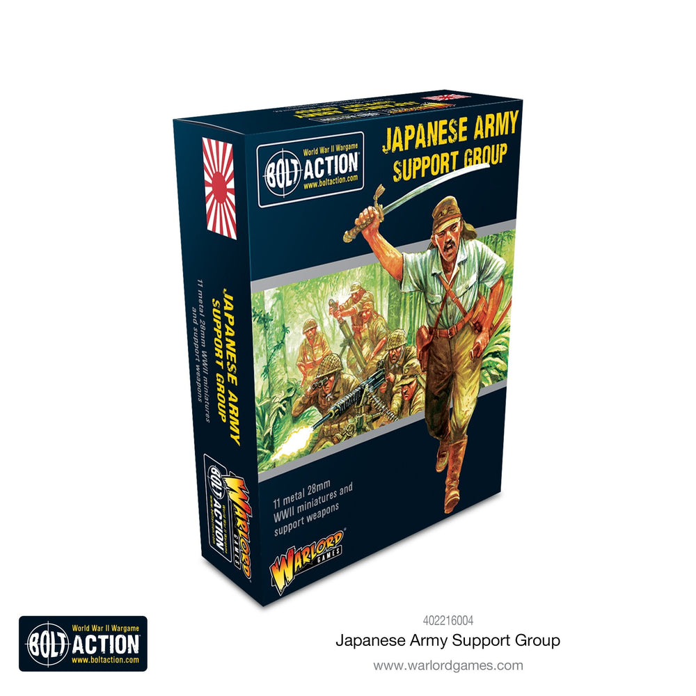 Bolt Action Japanese Army Support Group - Pastime Sports & Games