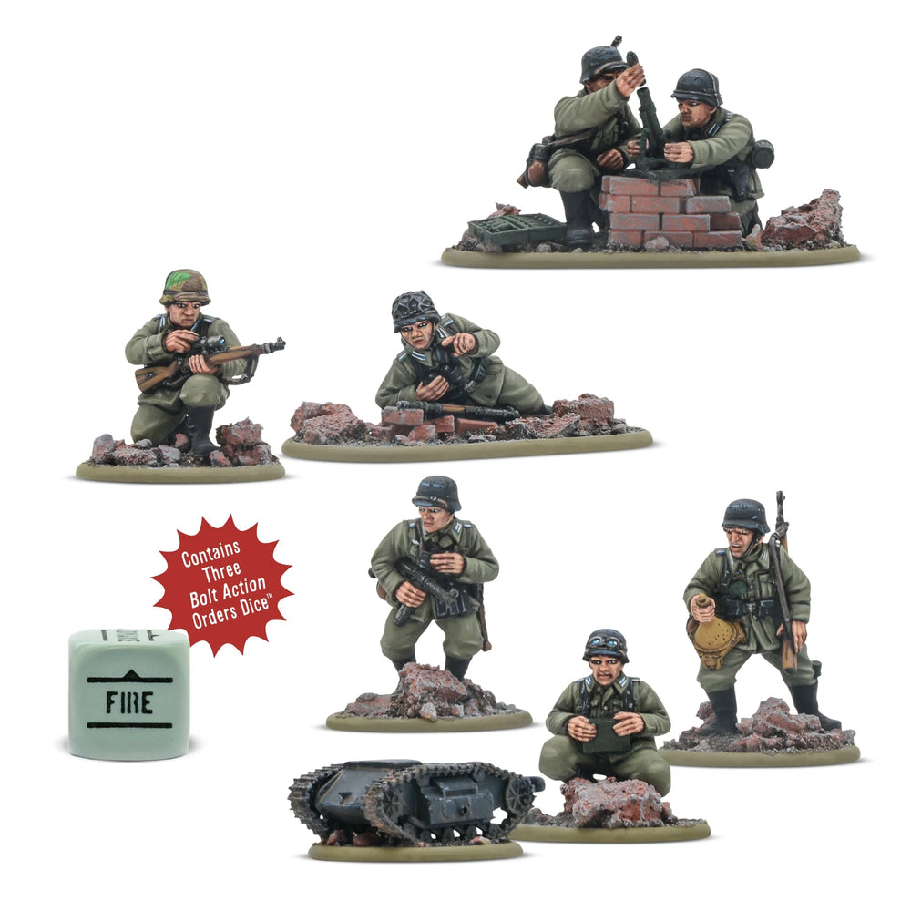 Bolt Action German Veteran Weapon Teams - Pastime Sports & Games