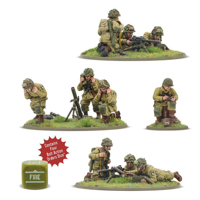 Bolt Action  US Airborne (D-Day) Heavy Weapons Platoon - Pastime Sports & Games