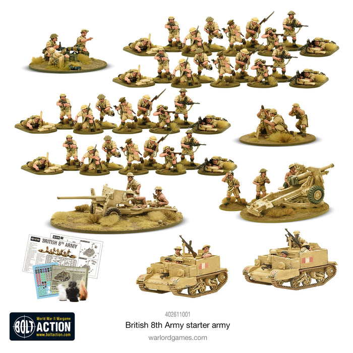 Bolt Action Starter Army British 8th Army - Pastime Sports & Games