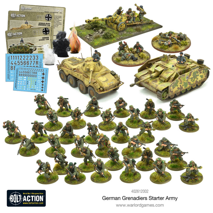 Bolt Action Starter Army German Grenadiers - Pastime Sports & Games
