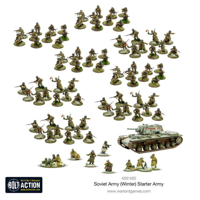 Bolt Action Starter Army Soviet Army (Winter) - Pastime Sports & Games