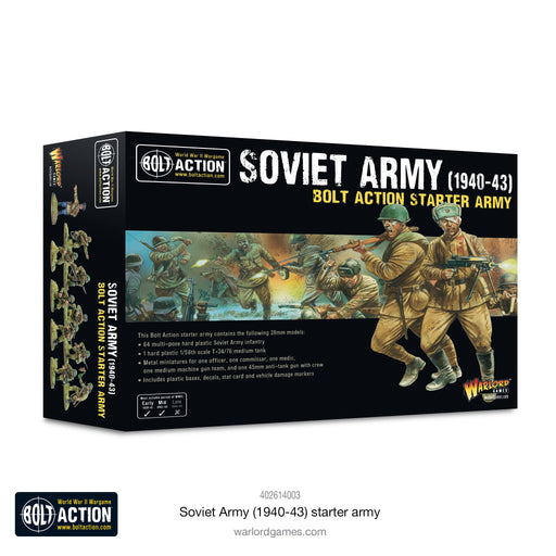 Bolt Action Starter Army Soviet Army (1940-43) - Pastime Sports & Games