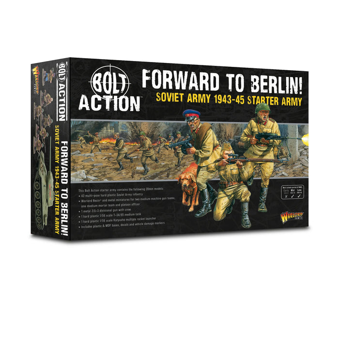Bolt Action Forward to Berlin! Soviet Army 1943-45 Starter Set - Pastime Sports & Games