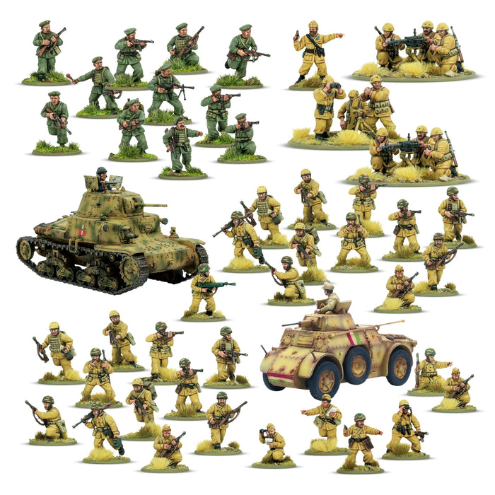 Bolt Action Lions of the Folgore Italian Paracadutisti Starter Army - Pastime Sports & Games
