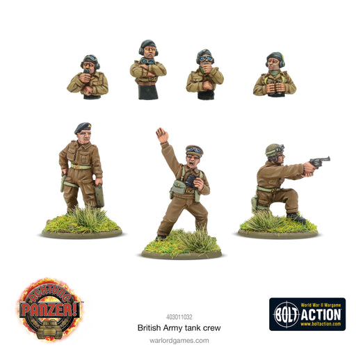 Achtung Panzer! British Army Tank crew - Pastime Sports & Games