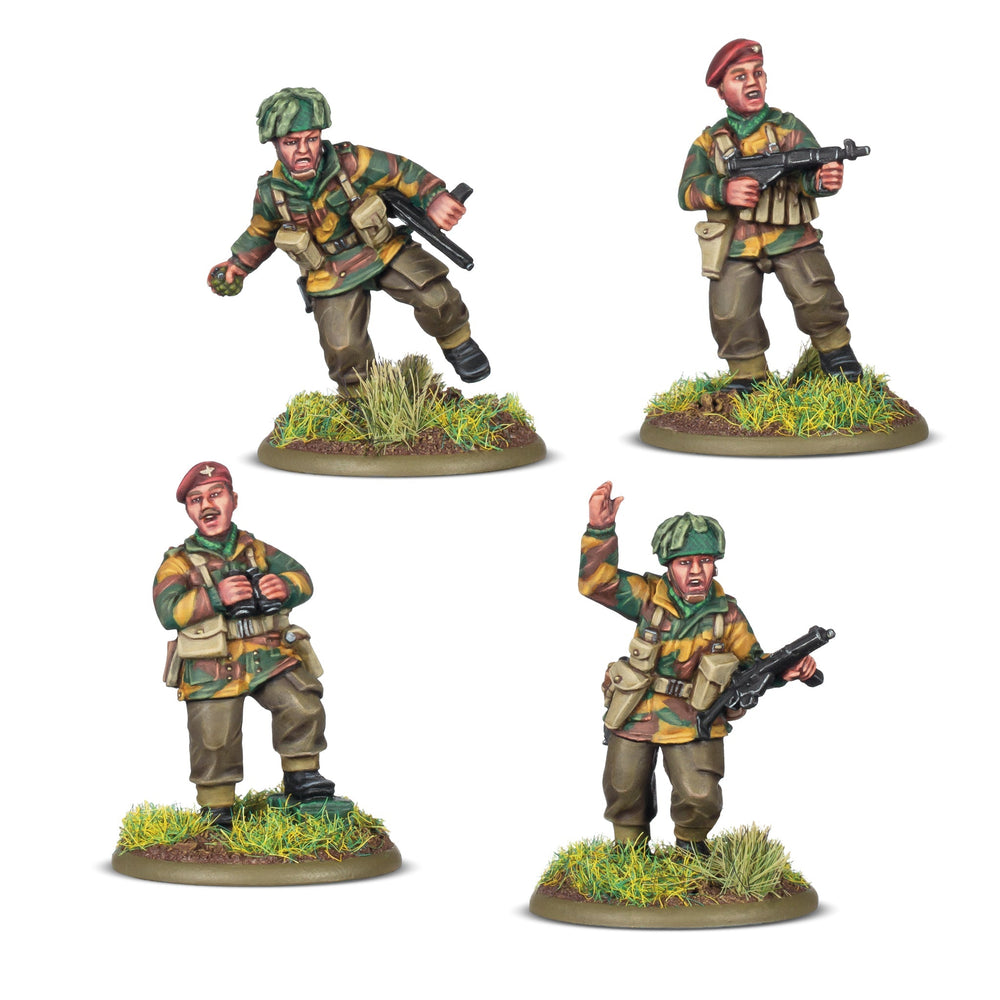 Bolt Action British Airborne Platoon Commanders - Pastime Sports & Games