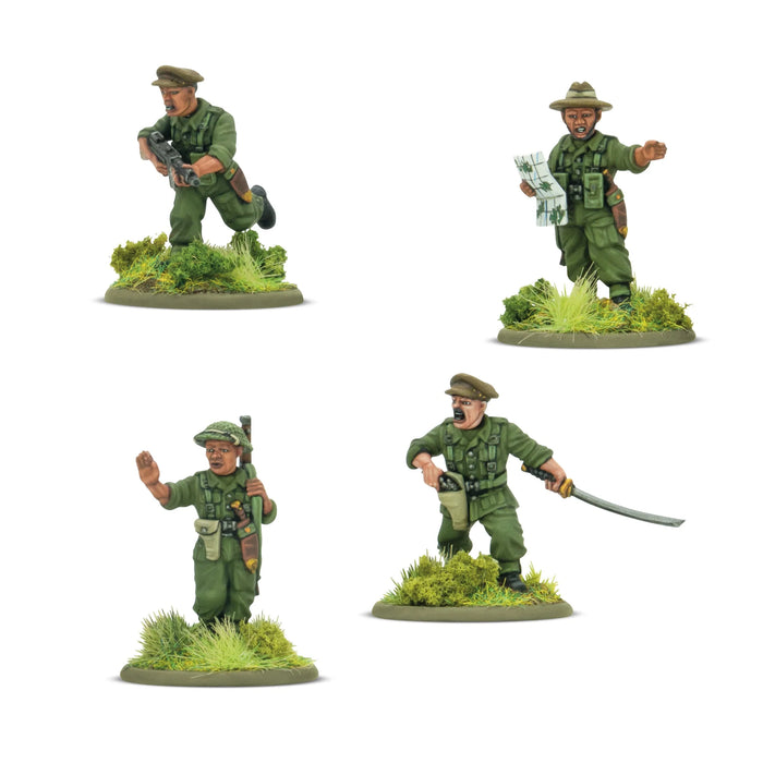 Bolt Action Great Britain Gurkha Platoon Commanders