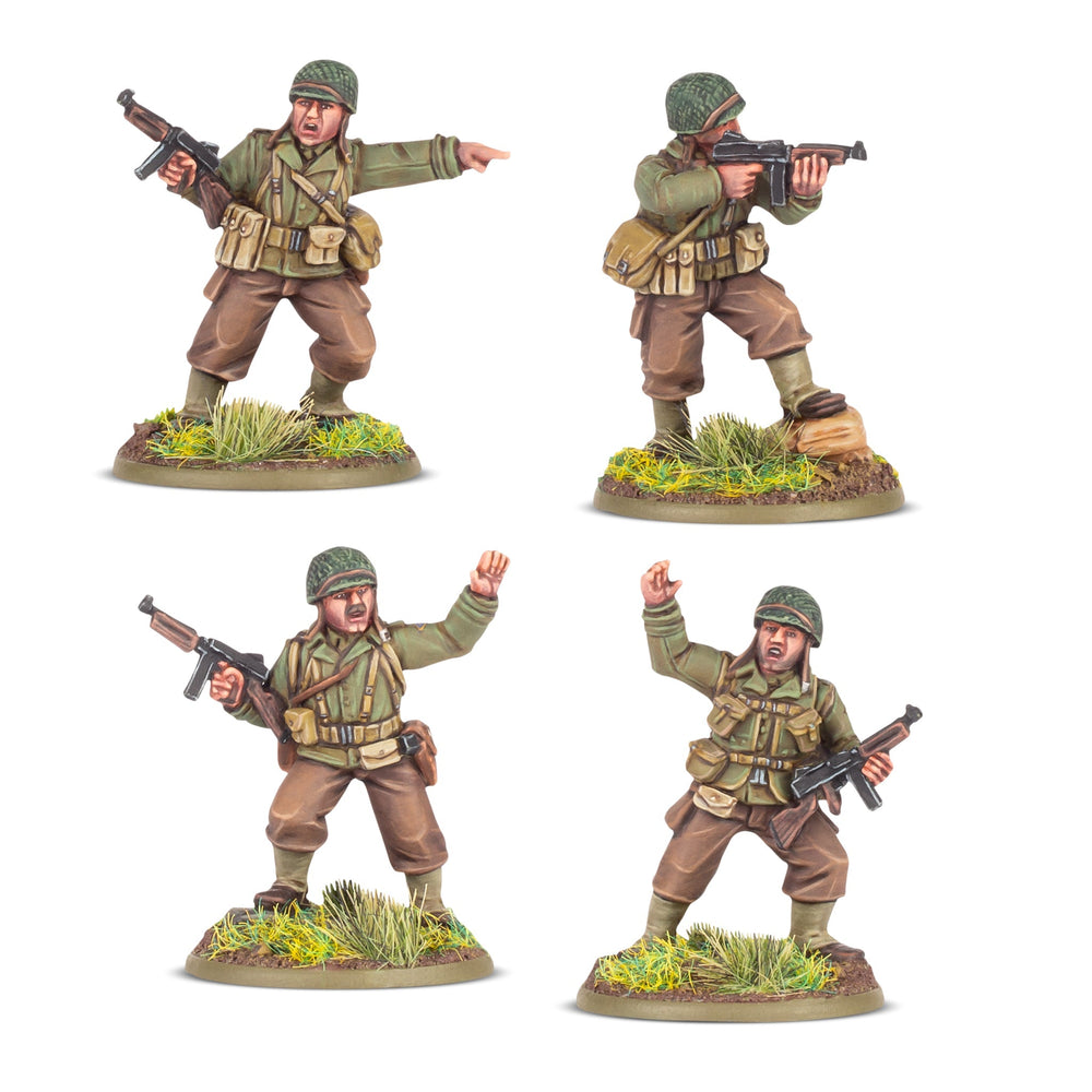 Bolt Action US Rangers Platoon Commanders - Pastime Sports & Games