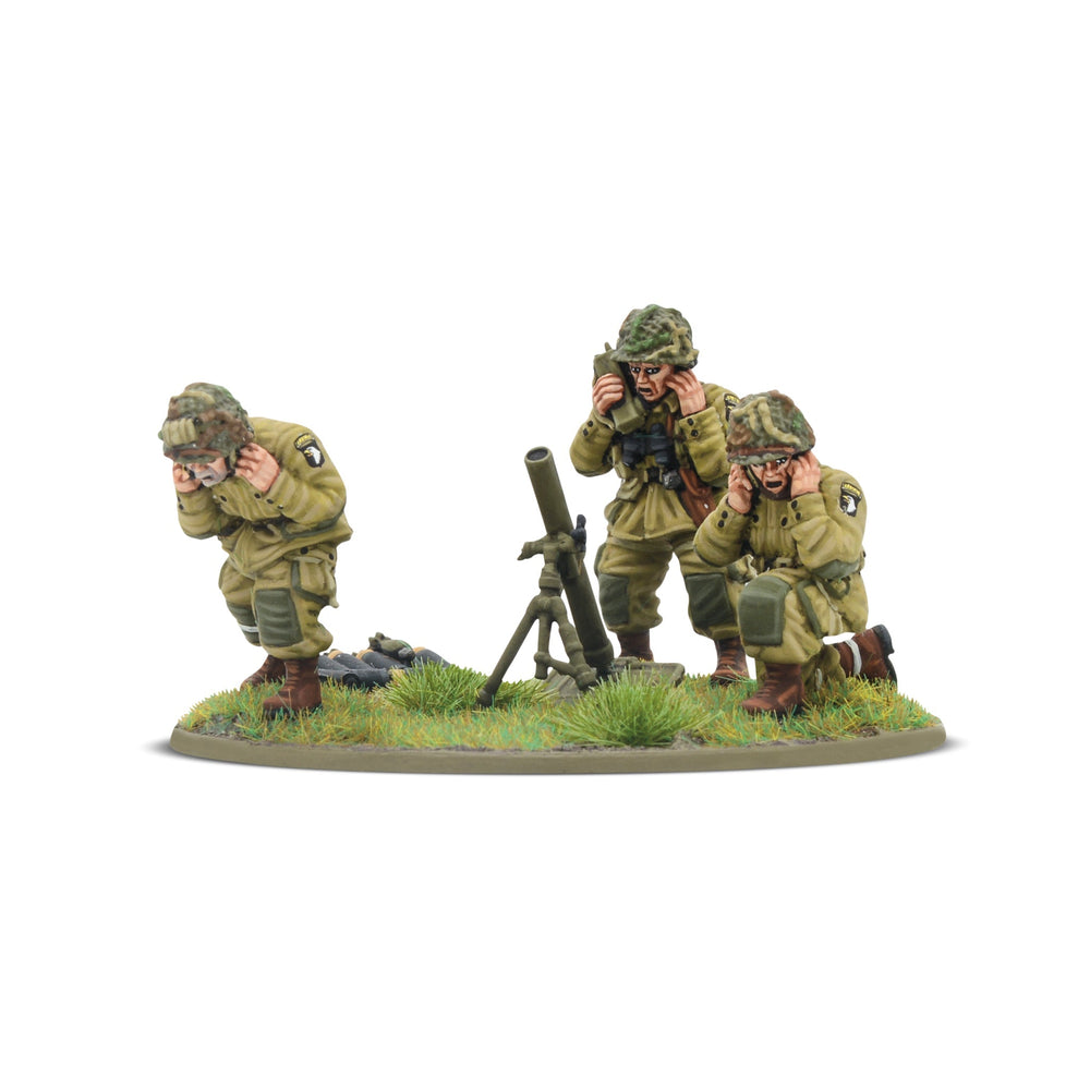 Bolt Action US Airborne (D-Day) Medium Mortar Team - Pastime Sports & Games