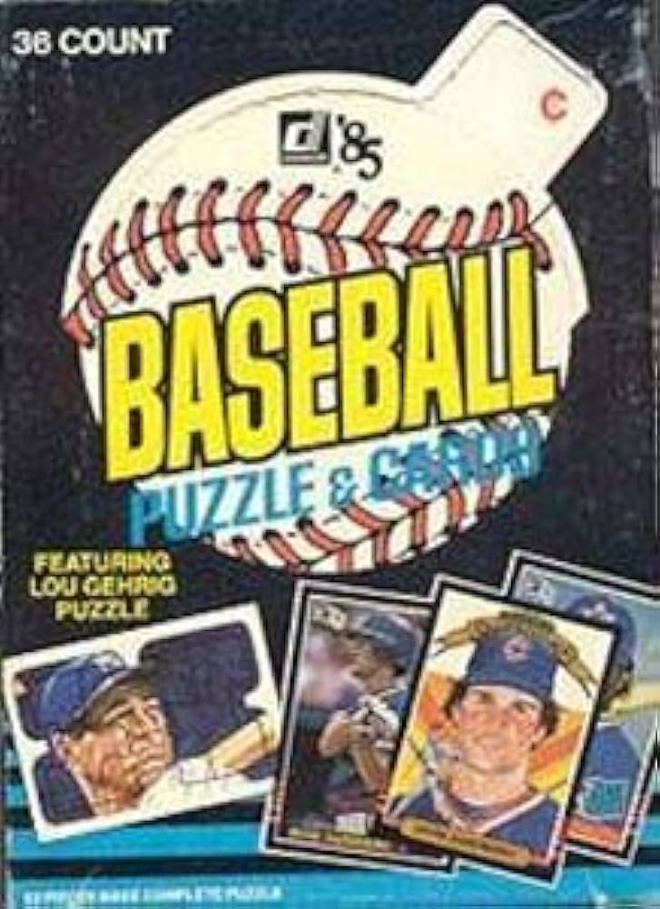 1985 Donruss MLB Baseball Wax Pack / Box