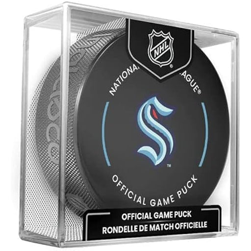 Seattle Krakens Official Game Hockey Puck - Pastime Sports & Games