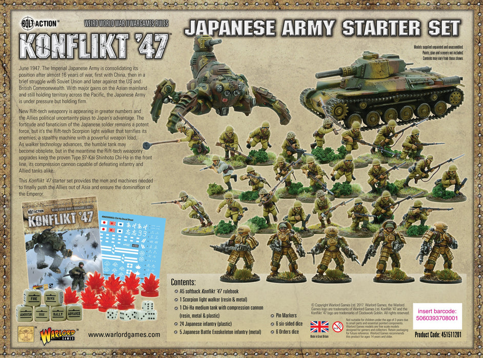 Konflikt '47 Japanese Army Starter Set - Pastime Sports & Games