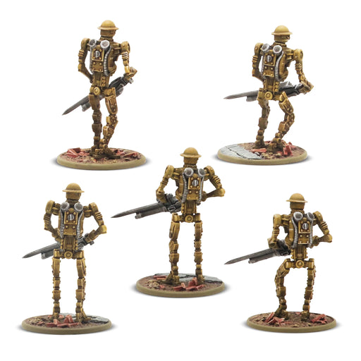 Konflikt '47 British Commonwealth MK1 Automated Infantry Squad with MMGs - Pastime Sports & Games