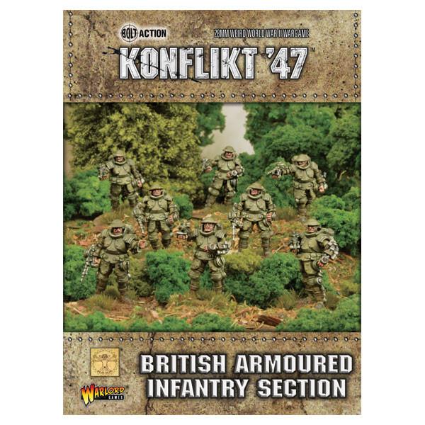 Konflikt '47 British Armoured Infantry Section - Pastime Sports & Games