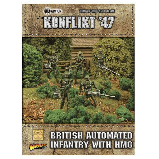 Konflikt '47 British Automated Infantry With HMG - Pastime Sports & Games