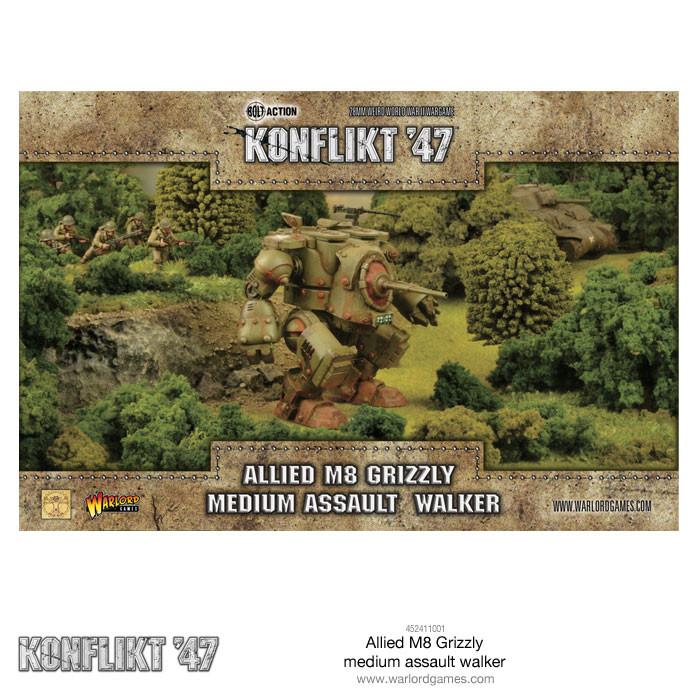 Konflikt '47 Allied M8 Grizzly Medium Assault Walker - Pastime Sports & Games