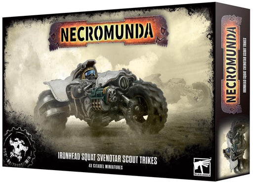 Necromunda Ironhead Squat Svenotar Scout Trikes (301-54)