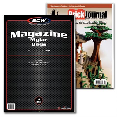 BCW Magazine Mylar Bags - Pastime Sports & Games