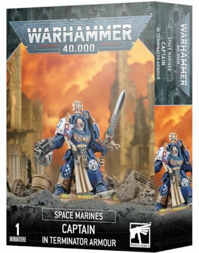 Warhammer 40,000 Space Marines Captain In Terminator Armour (48-92) - Pastime Sports & Games