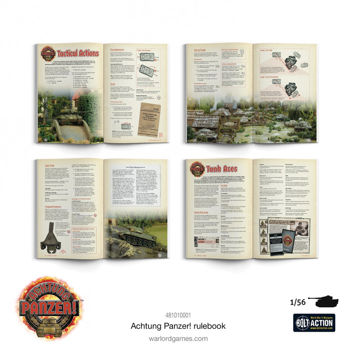 Achtung Panzer! Rulebook - Pastime Sports & Games