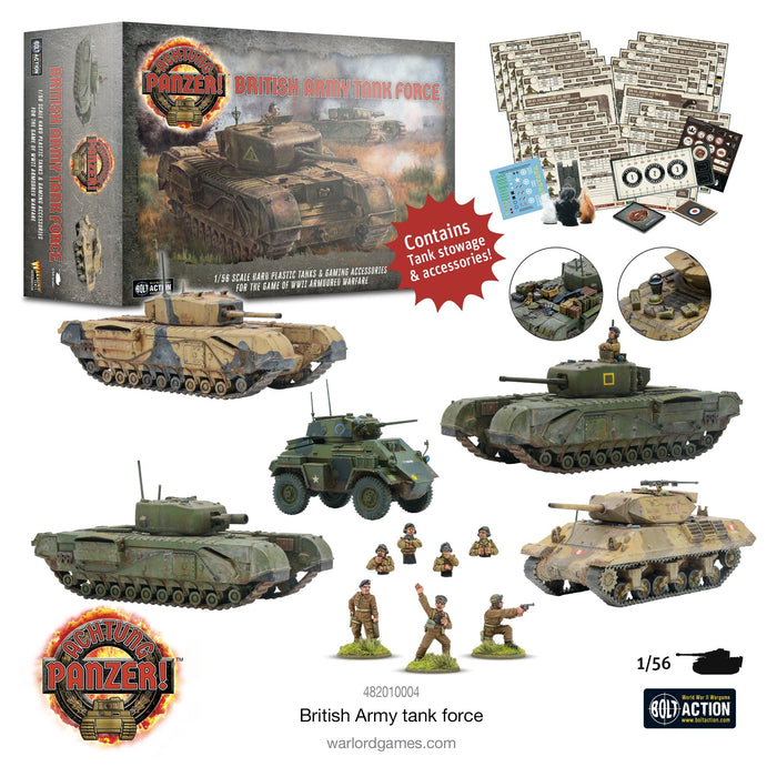 Achtung Panzer! British Army Tank Force - Pastime Sports & Games