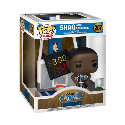 Funko Pop! Deluxe Orlando Magic Shaq with Backboard #207 - Pastime Sports & Games