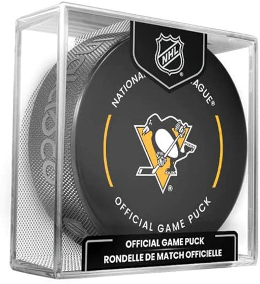 Pittsburgh Penguins Official Game Hockey Puck - Pastime Sports & Games