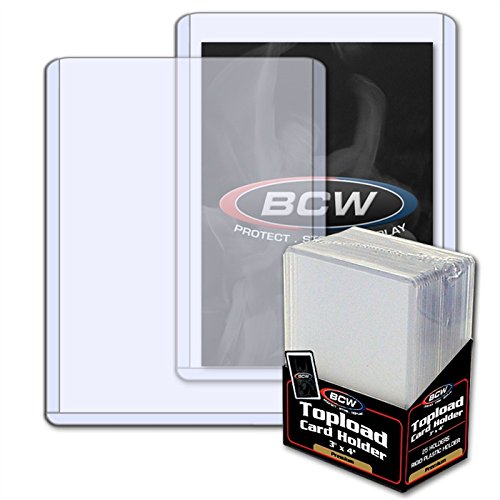 BCW Premium Topload Card Holder Top Load 3x4