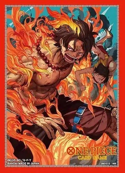 One Piece Card Game Sleeves Portgas.D.Ace - Pastime Sports & Games
