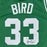 Larry Bird Autographed "Larry Legends" Custom Green Basketball Jersey